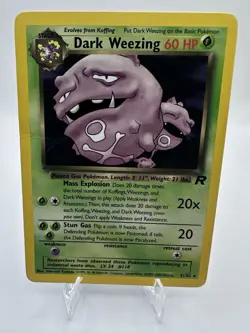 Dark Weezing 31/82 - Team Rocket Set - Vintage - Pokemon TCG - Image 1