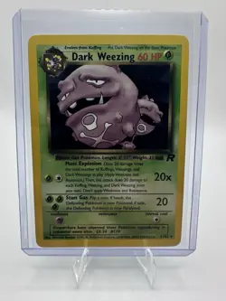 Dark Weezing 31/82 - Team Rocket Set - Vintage - Pokemon TCG - Image 3