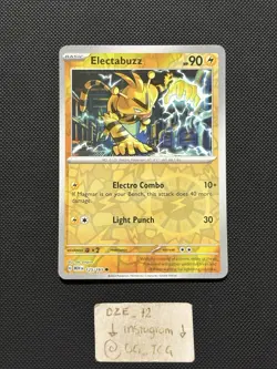 Pokemon ENGLISH - 151 - Electabuzz - 125/165 - Reverse Holo - M/NM - Image 1