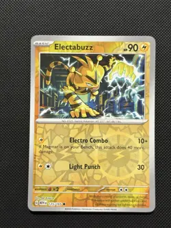 Pokemon ENGLISH - 151 - Electabuzz - 125/165 - Reverse Holo - M/NM - Image 2