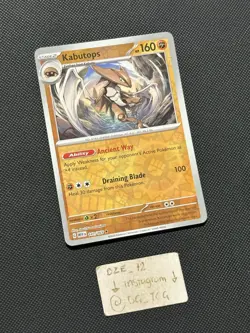 Pokemon ENGLISH - 151 - Kabutops - 141/165 - Reverse Holo - M/NM - Image 3