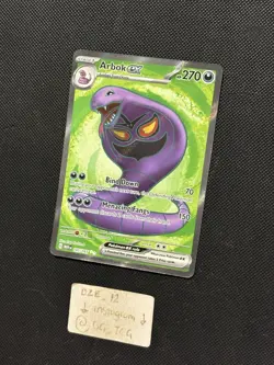 Pokemon ENGLISH - 151 - Arbok Ex - 185/165 - Full Art Rare - MINT - Image 4