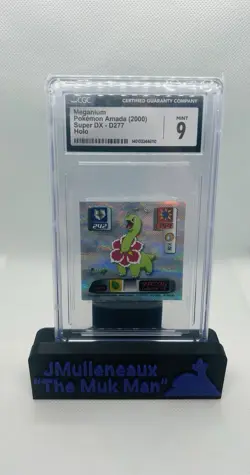 2000 Pokemon Meganium Amada Super DX Laser Holo Sticker CGC 9 - Image 1