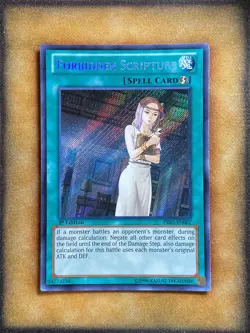 Yugioh Forbidden Scripture PRIO-EN067 Secret Rare 1st Ed LP - Image 1