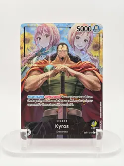 One Piece Kyros Leader EB01-040 Alt Art - Extra Booster Memorial Collection NM - Image 1