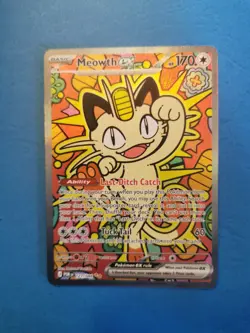 Meowth ex 121/088 SIR Full Art POKEMON TCG Mega Evolution - Perfect Order POR EN - Image 1