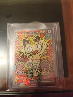 Meowth ex 121/088 ENGLISH Special Illustration Rare - Perfect Order SIR Pokemon - Image 1