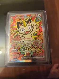 Meowth ex 121/088 ENGLISH Special Illustration Rare - Perfect Order SIR Pokemon - Image 3