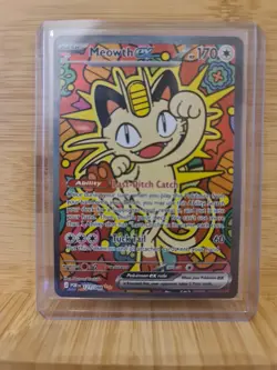 Meowth Ex 121/088 SIR Pokemon Tcg English Perfect Order 2026 Mint Condition - Image 1