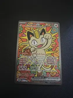 Meowth ex 121/088 ENGLISH Special Illustration Rare - Perfect Order SIR Pokemon - Image 1