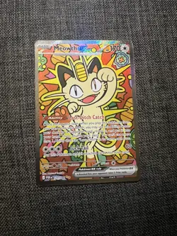 Meowth ex 121/088 ENGLISH Special Illustration Rare - Perfect Order SIR Pokemon - Image 2