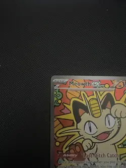 Meowth ex 121/088 ENGLISH Special Illustration Rare - Perfect Order SIR Pokemon - Image 3