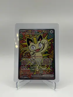 Meowth ex 121/088 SIR Perfect Order MINT condition Pokemon Card. - Image 1