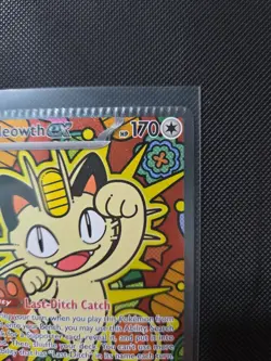 CRIMPED Meowth EX 121/088 Pokemon Perfect Order SIR English - Image 4