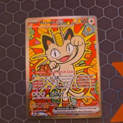 Meowth Ex 121/088 SIR Pokemon English Perfect Order 2026 - Image 1