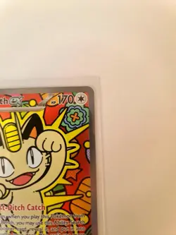Meowth ex 121/088 ENGLISH Special Illustration Rare - Perfect Order SIR Pokemon - Image 4