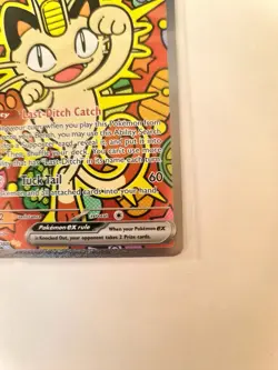 Meowth ex 121/088 ENGLISH Special Illustration Rare - Perfect Order SIR Pokemon - Image 5