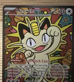 Meowth ex 121/088 SIR - Perfect Order - Near Mint - Pokemon TCG - Image 3