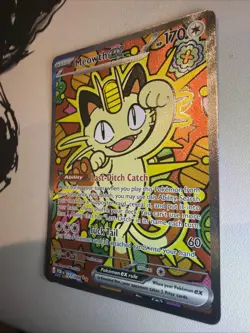 Meowth ex 121/088 ENGLISH Special Illustration Rare - Perfect Order SIR Pokemon - Image 4