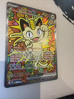 Meowth ex 121/088 ENGLISH Special Illustration Rare - Perfect Order SIR Pokemon - Image 5