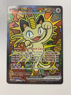 Pokemon TCG - Meowth SIR EX - 121/088 - Perfect Order - Image 1