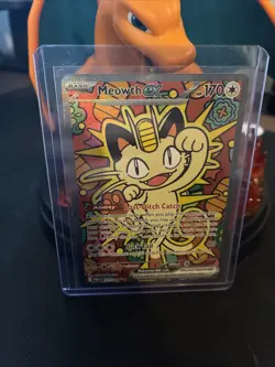 Pokemon Meowth ex 121/088 ENGLISH SIR Perfect Order NEAR MINT - Image 1
