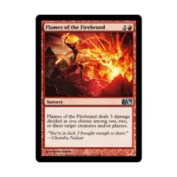 WOTC MtG M13 Flames of the Firebrand (U) (x4) NM - Image 1