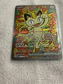 Pokemon TCG Meowth EX 121/88 SIR Special Illustration Rare Perfect Order - Image 5