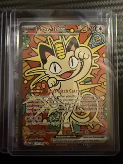 Pokemon Meowth ex, Full Art, Holo, SIR 121/088, Perfect order set, Near Mint - Image 1