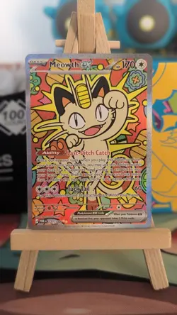 Pokemon TCG Meowth EX 121/088 Perfect Order SIR Secret Rare NM/M - Image 1
