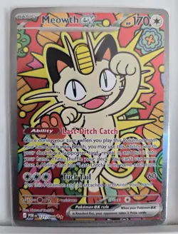 Pokemon TCG SIR Meowth ex 121/088 Perfect Order - Image 2