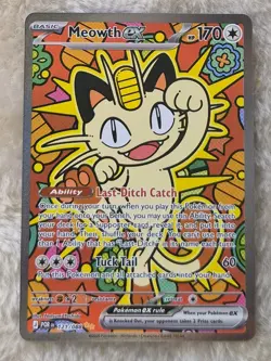 Pokemon TCG SIR Meowth ex 121/088 Perfect Order - Image 1