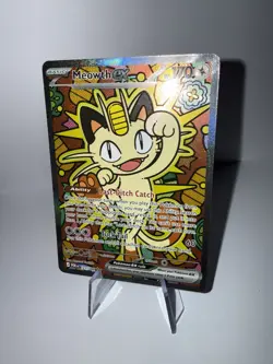 Pokemon TCG SIR Meowth ex 121/088 Perfect Order - Image 1