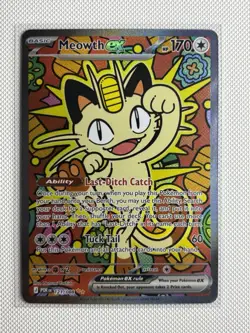 Meowth EX SIR Perfect Order 121/088 English Pokemon TCG Near Mint UK Seller - Image 1