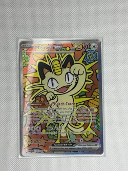 Meowth EX SIR Perfect Order 121/088 English Pokemon TCG Near Mint UK Seller - Image 2