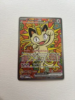 Pokemon Meowth ex 121/088 ENGLISH SIR Perfect Order NEAR MINT - Image 4