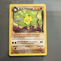 Pokemon Dark Primeape TCG Team Rocket Card 43/82 - Image 1
