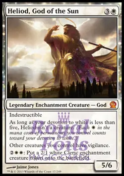 Heliod God of the Sun 1x FOIL THS MTG Theros Mythic MINT white - Image 1