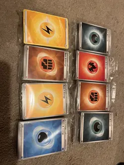 Pokemon ETB Energy Cards **Sealed** 8 packs - Image 1