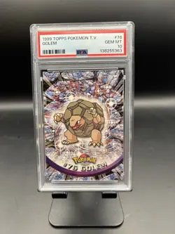 1999 Golem #76 Topps Tv Series Pokemon PSA 10 - Image 1