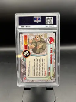 1999 Golem #76 Topps Tv Series Pokemon PSA 10 - Image 2