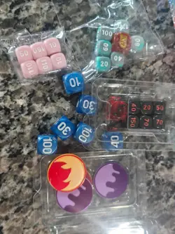 Pokemon TCG Accessories Lot "A" - Dice, Counters, Status Markers, Boxes, Etc. - Image 3