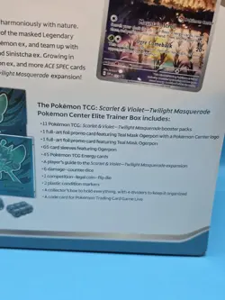 Pokemon Center Twilight Masquerade Elite Trainer Box ETB Pokemon TCG Sealed - Image 3