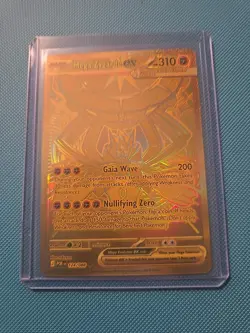 Pokemon TCG Perfect Order Hyper Rare Gold Mega Zygarde EX Full Art 124/088 - Image 1