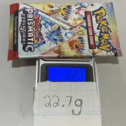 HEAVY POSSIBLE GOD PACKU SIRUU 22.7g Prismatic Evolutions Pokemon Booster - Image 1
