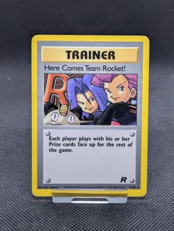 Pokemon Here Comes Team Rocket! Team Rocket 71/82 Regular Rare WOTC LP EXCELLENT - Image 1