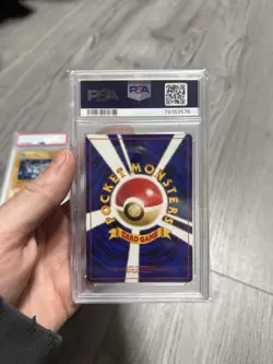 Pokemon 1996 Japanese Basic Magneton Halo #82 PSA 9 - Image 2