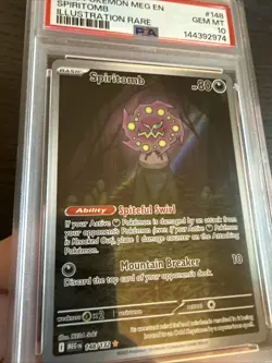 Spiritomb 148/132 Illustration Rare 2025 Pokemon Mega Evolution PSA 10 Gem Mint - Image 4