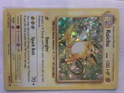 Pokemon TCG Raichu XY Evolutions 36/108 Holo Holo Rare - Image 1