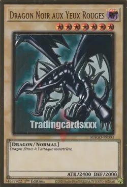 Yu-Gi-Oh! Dragon Noir aux Yeux Rouges : PGR MAGO-FR003 - Image 1